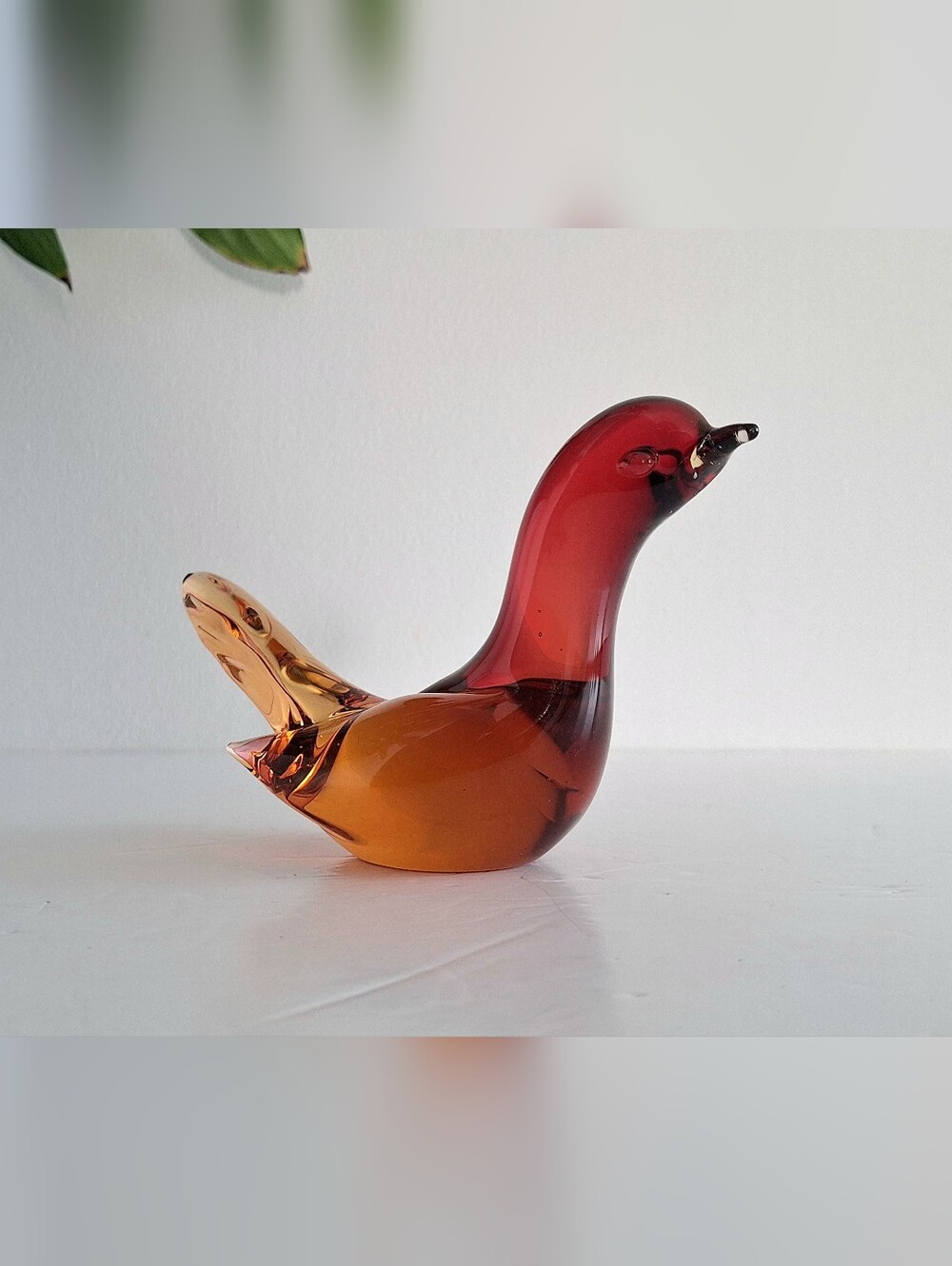 Salviati Italian art glass bird